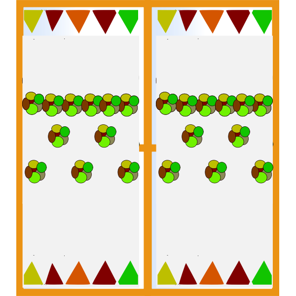 SVG Window curtains