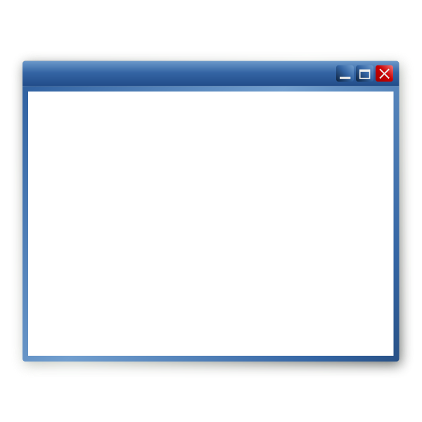 SVG Window Frame Template