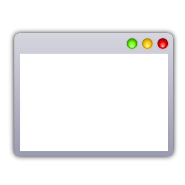 SVG Window icon