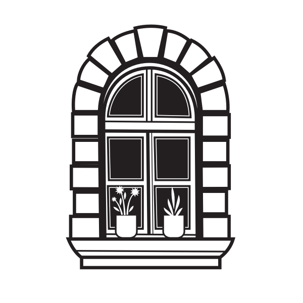SVG Window silhouette