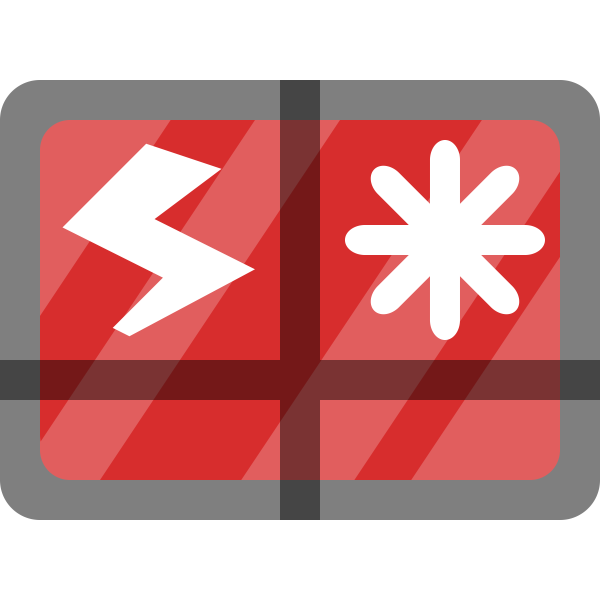 SVG Window sticker for electricity vector drawing