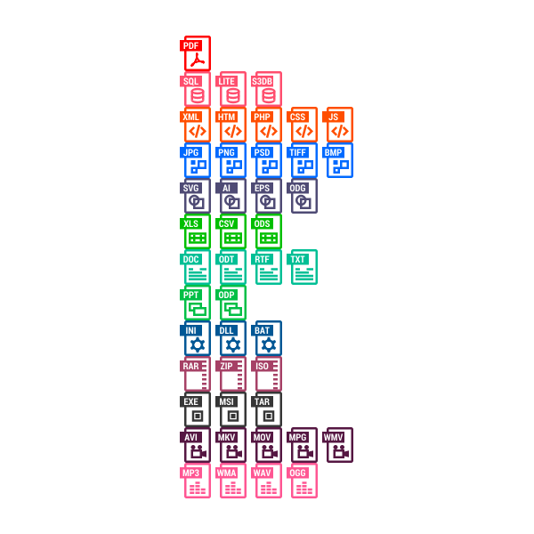 SVG Windows 8 like file icons vector clip art