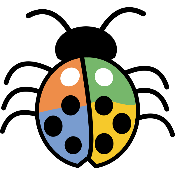 SVG Windows bug vector image