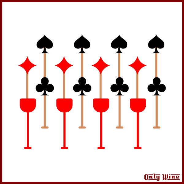 SVG Wine and cards