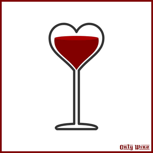 SVG Wine and heart