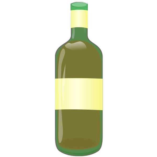 SVG wine bottle