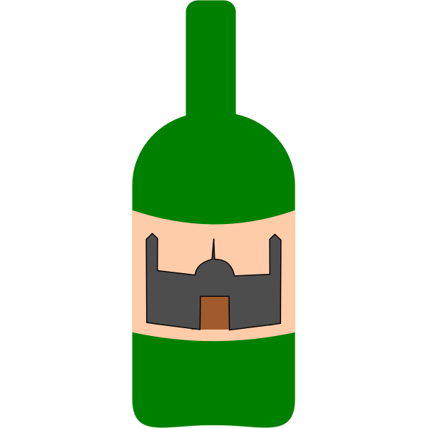 SVG Wine bottle