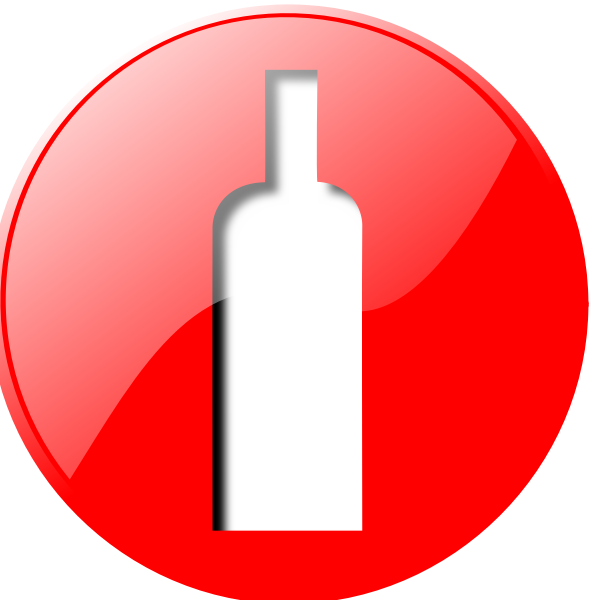 SVG Wine button vector clip art