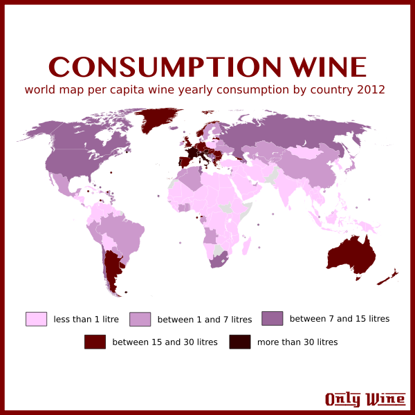 SVG Wine consumption