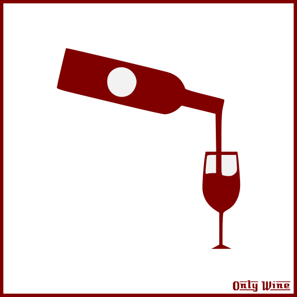 SVG Wine drinking poster image