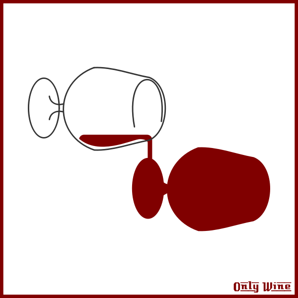 SVG Wine glass silhouettes
