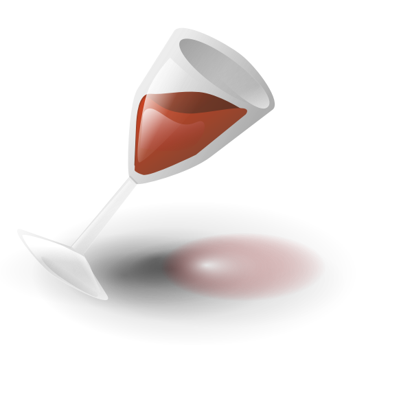 SVG Wine glass vector illustration