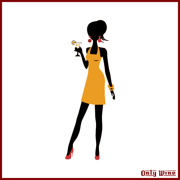 SVG Wine lady