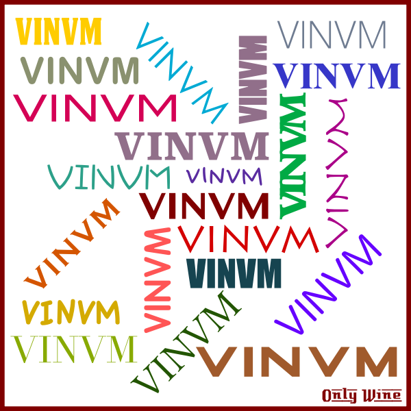 SVG Wine poster with letters
