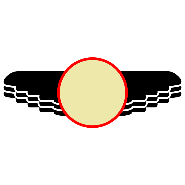 SVG Wings Patch blank