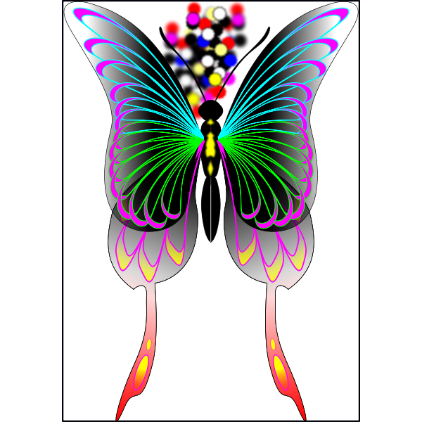 SVG Wings with color