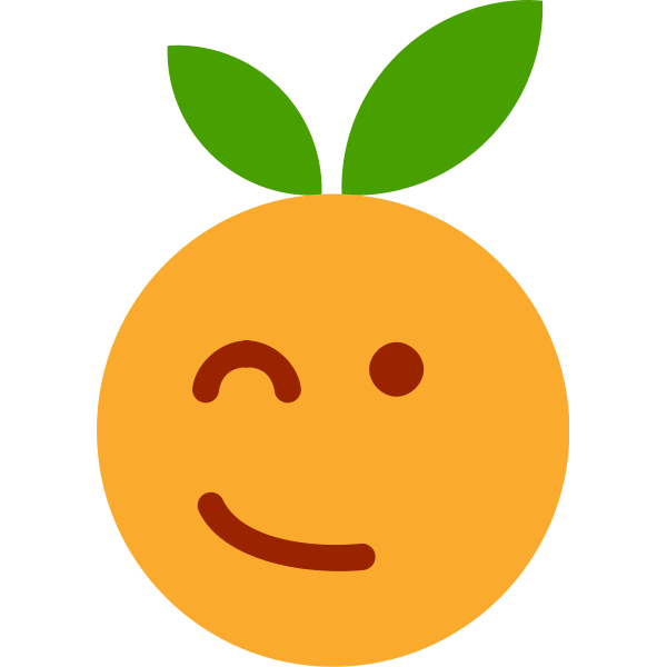 SVG Winking emoji