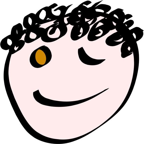SVG Winking emoji image