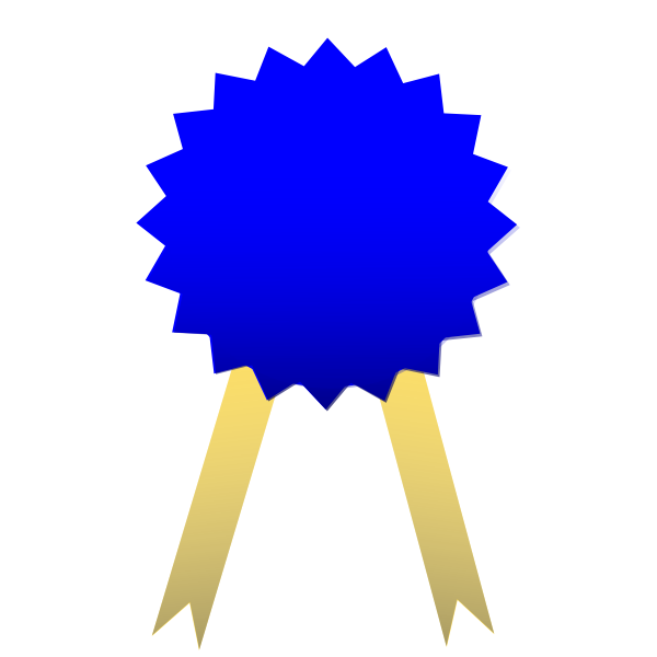 SVG Winner ribbon