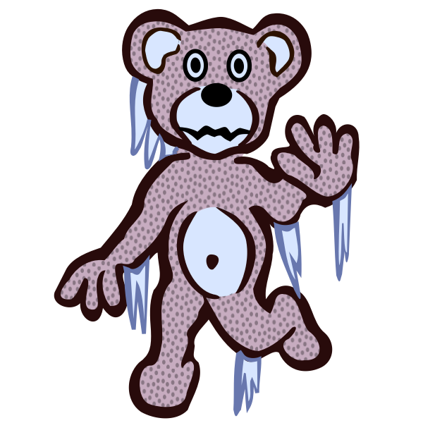 SVG Winter bear
