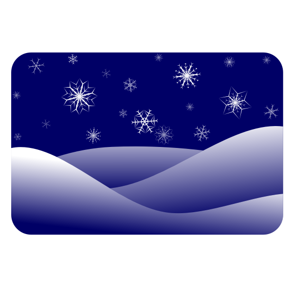 SVG Winter scenery