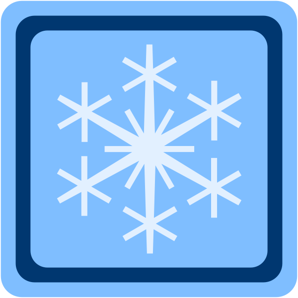 SVG Winter sign