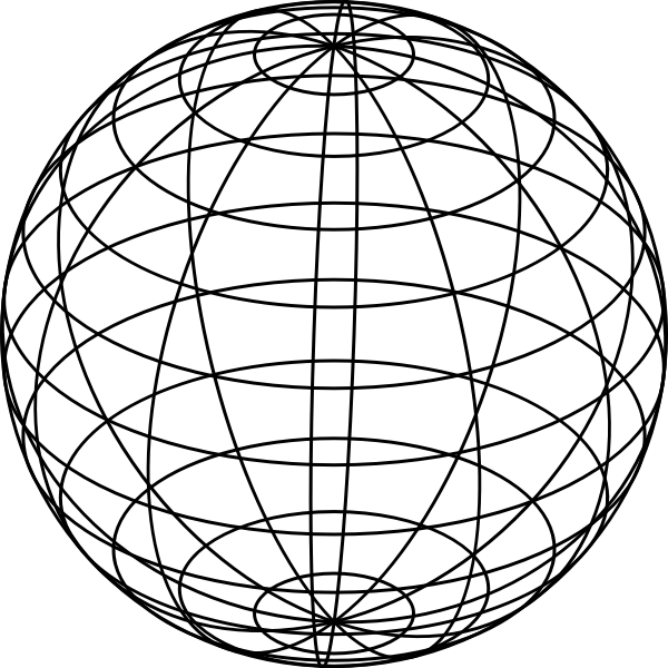 SVG Wire globe