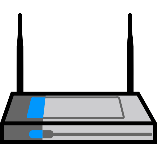 SVG Wireless router image