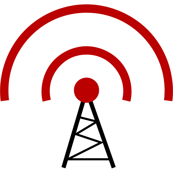 SVG Wireless transmitter vector illustration