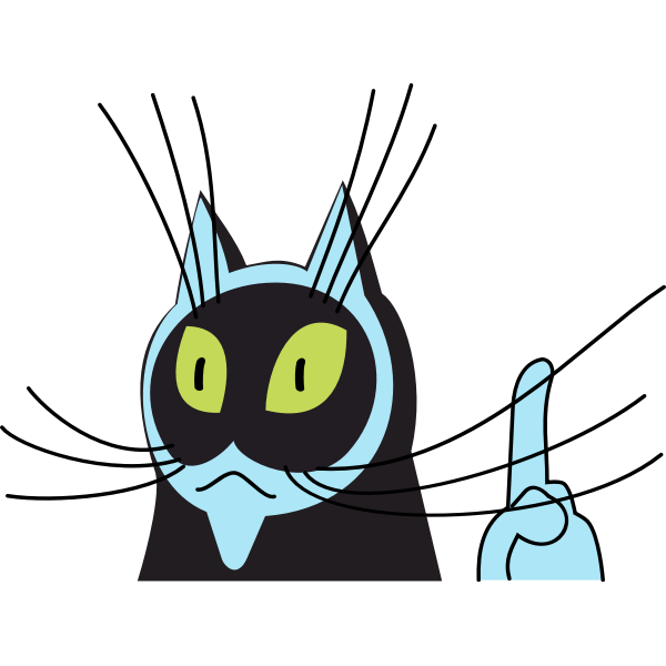 SVG Wise cat by Rones