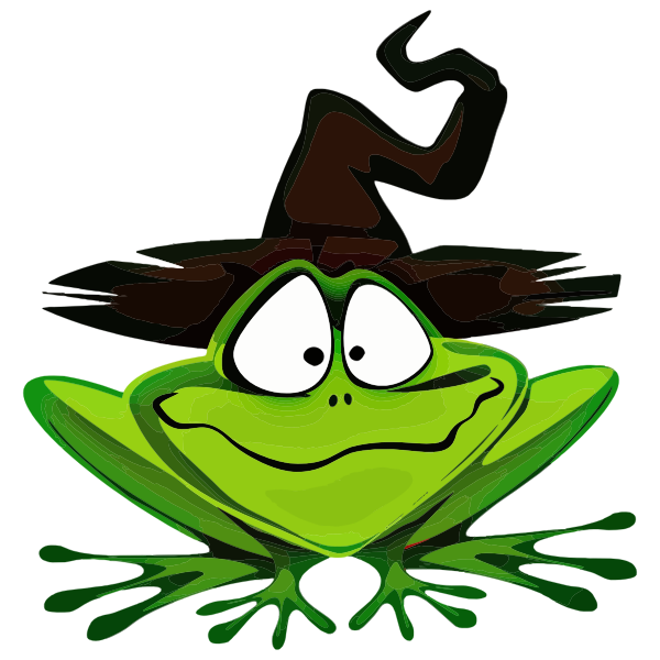 SVG Witch frog