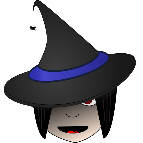 SVG Witch039s head
