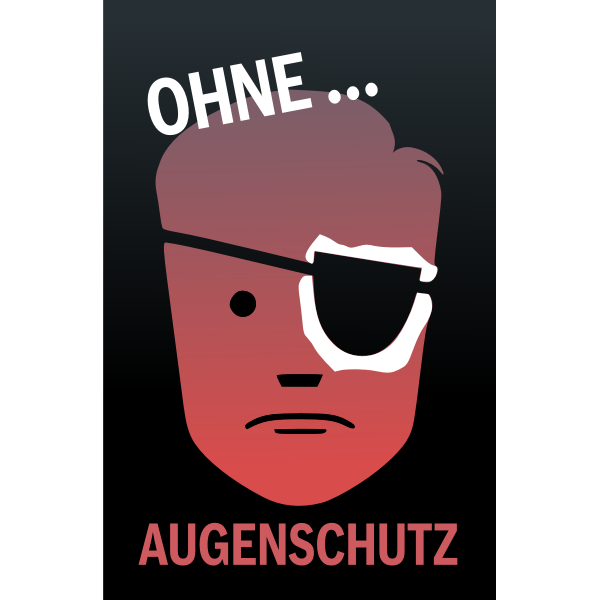 SVG Without eye poster