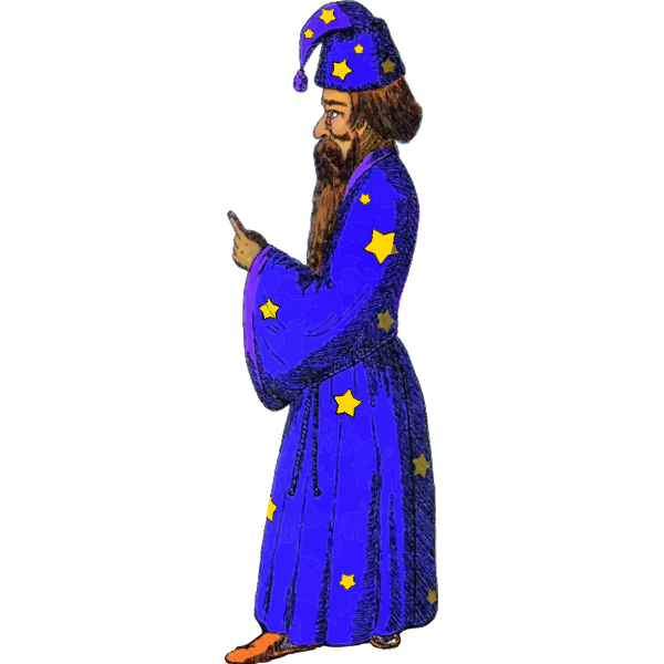 SVG Wizard Merlin