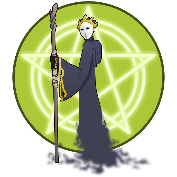SVG Wizard with mask