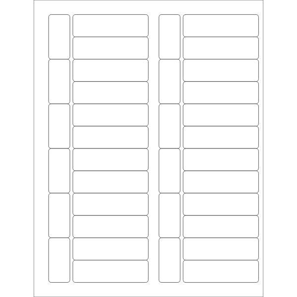 SVG WL-136 address label template vector clip art