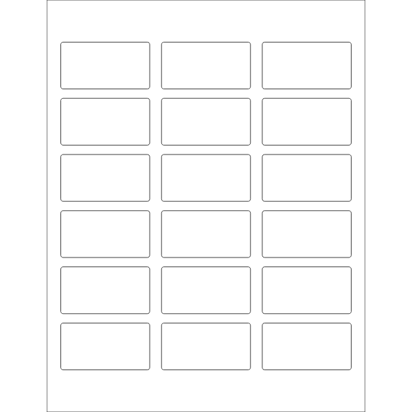 SVG WL-160 address label template vector graphics