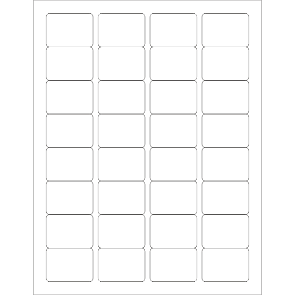 SVG WL-1905 address label template vector drawing