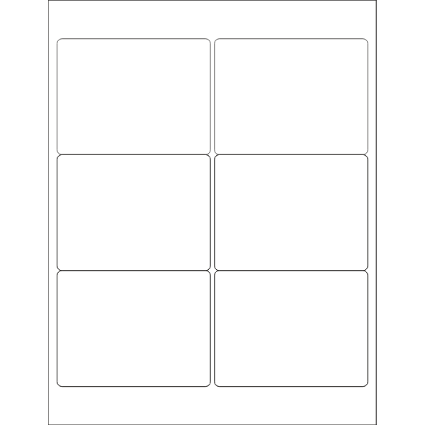 SVG WL-500 label template vector clip art