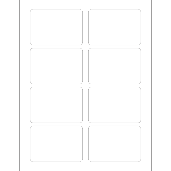 SVG WL-5030 address label template vector drawing