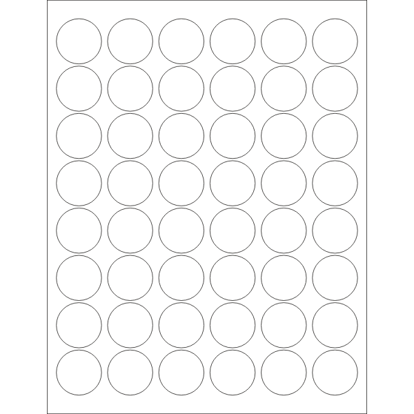 SVG WL-6000 label template vector image