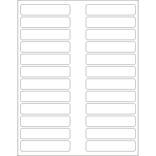 SVG WL-850 label template vector drawing