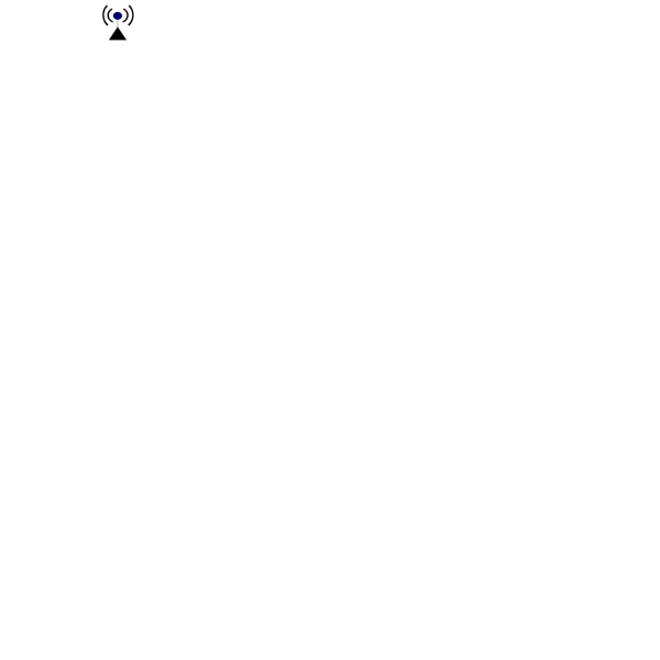 SVG WLAN access point icon vector image