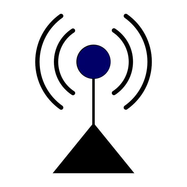 SVG WLAN Access Point symbol vector clip art