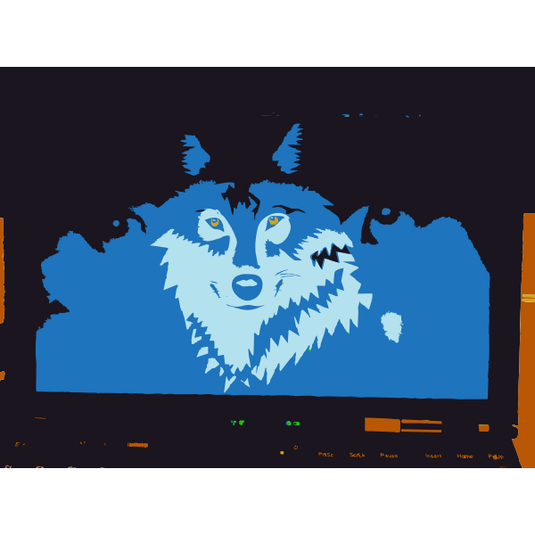 SVG Wolf 6