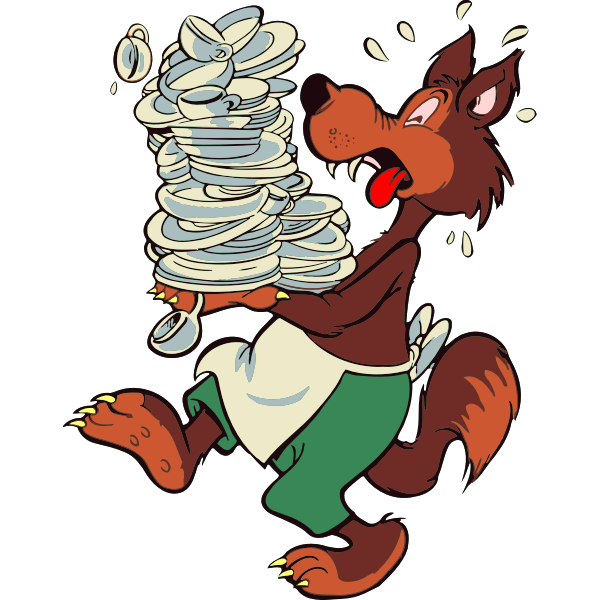 SVG Wolf dishwasher