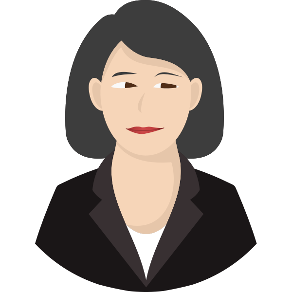 SVG Woman avatar vector image