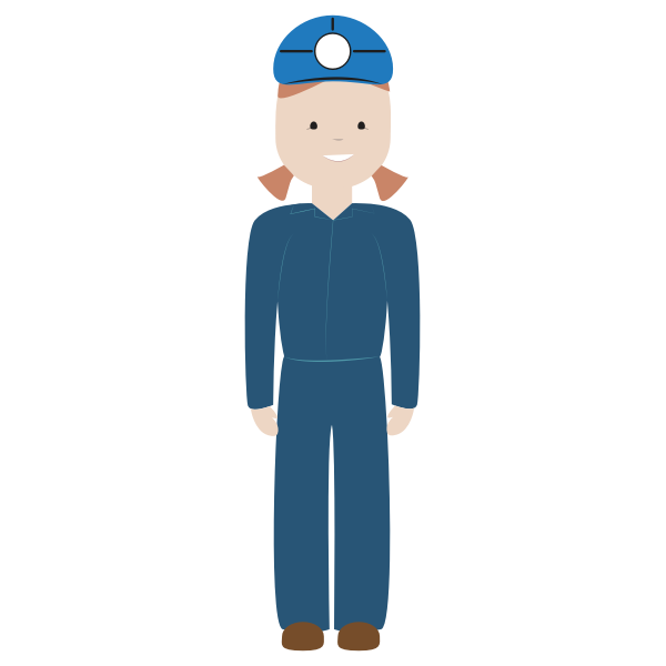 SVG Woman engineer