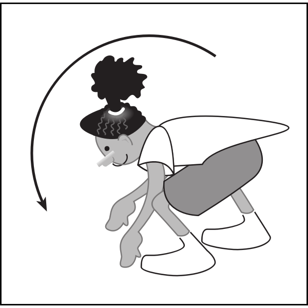 SVG Woman exercising vector illustration