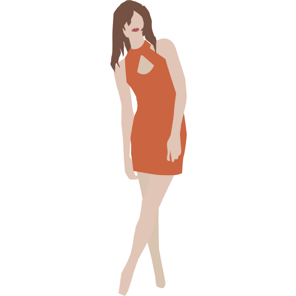 SVG Woman in dress